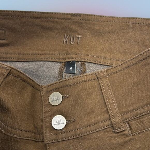 KUT Women’s 4 Brown HIGH RISE SKINNY ANKLE Jeans - Picture 4 of 4